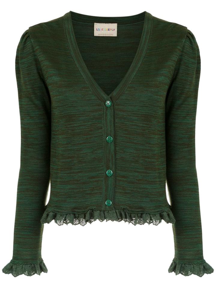 Andrea Bogosian Knitted Cardigan - Green