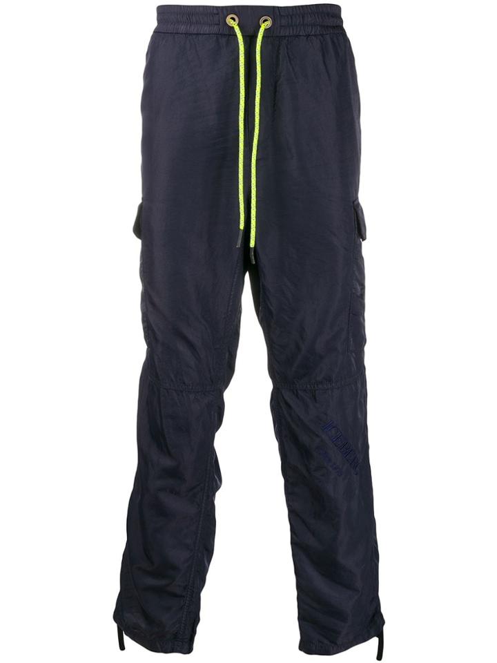 Iceberg Cargo Style Track Pants - Blue