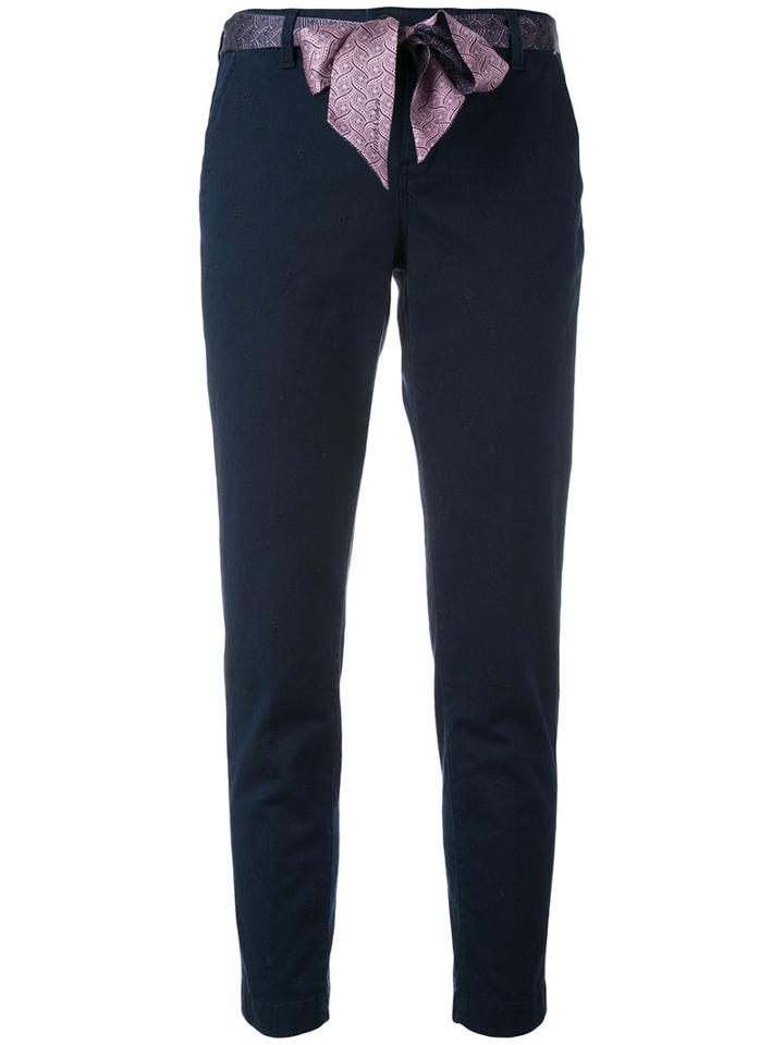 Slim-fit Trousers - Women - Cotton/spandex/elastane - 30, Blue, Cotton/spandex/elastane, Jacob Cohen