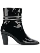 Dorateymur Varnished Ankle Boots - Black