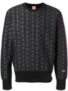 Champion Logo Sweater - Black
