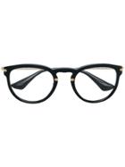 Prada Eyewear Round Shaped Glasses - Black