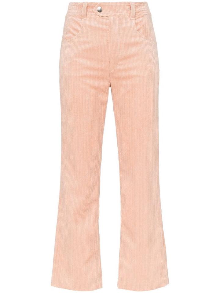 Isabel Marant Meero Corduroy Trousers - Pink