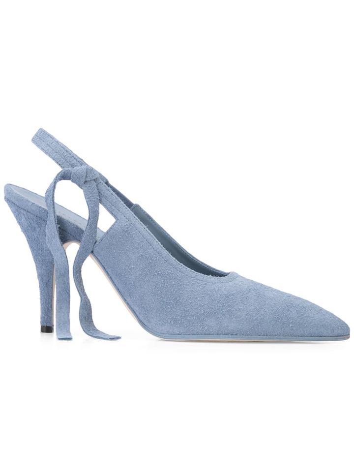 Victoria Beckham Dorothy Slingback Pumps - Blue
