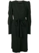 Federica Tosi Waist Bow Detail Dress - Black