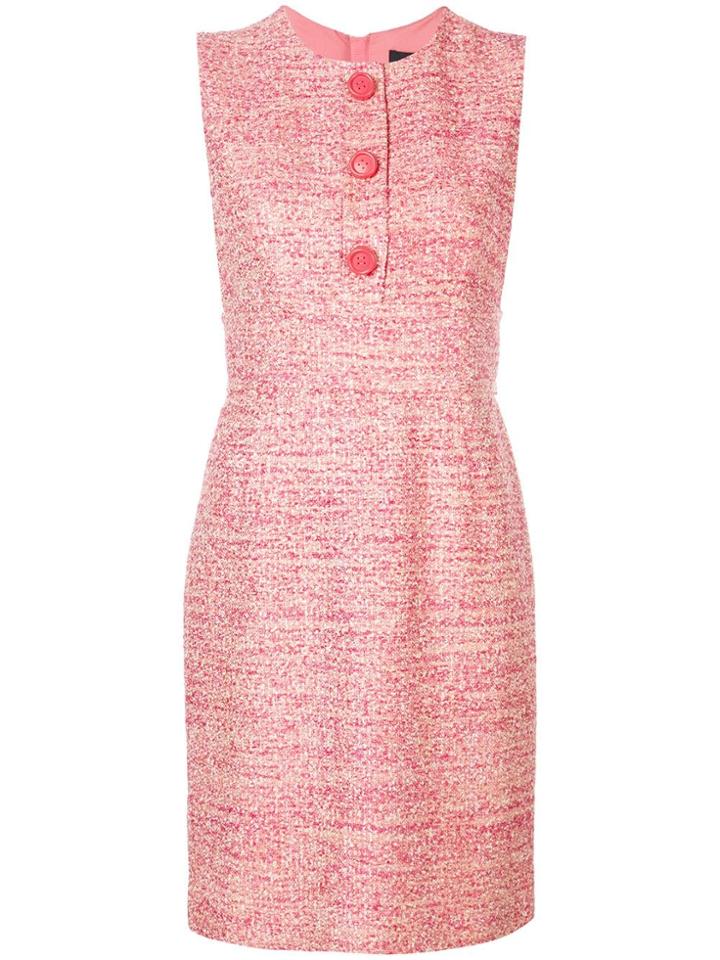 Paule Ka Short Sleeveless Dress - Red