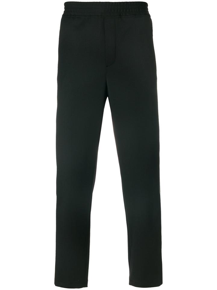 Neil Barrett Cropped Track Pants - Black
