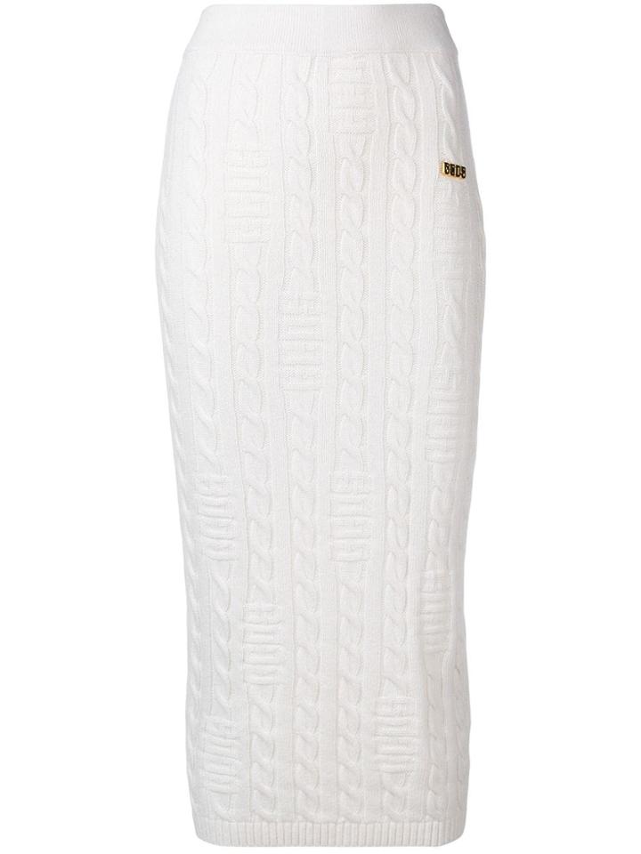 Gcds Gcds Fw19w030038 01 White Natural (vegetable)->cotton