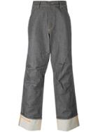 Walter Van Beirendonck Vintage Baggy Denim Trousers - Grey