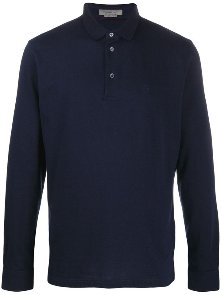 Corneliani Polo Sweatshirt - Blue