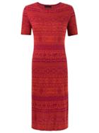 Talie Nk Knit Midi Dress, Women's, Size: P, Red, Cotton/acrylic/viscose