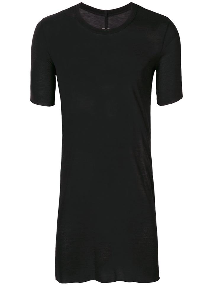 Rick Owens Long Line T-shirt - Black
