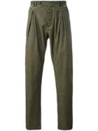 Al Duca D'aosta 1902 Pleated Yoke Trousers - Green