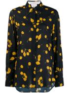 3.1 Phillip Lim Cerise Print Silk Shirt - Black