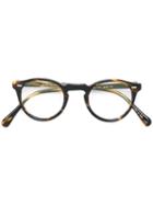Oliver Peoples 'gregory Peck' Glasses, Brown, Acetate