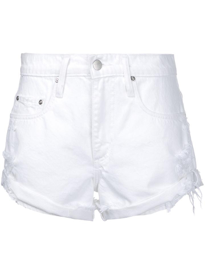 Nobody Denim Boho Short Flash - White
