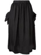 Comme Des Garçons Comme Des Garçons - Side Pocket Full Skirt - Women - Cupro - S, Black, Cupro