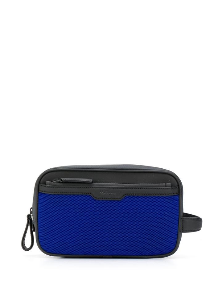 Mulberry Mesh Wash Case - Blue