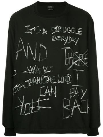 Selfmade By Gianfranco Villegas Embroidered Sweatshirt - Black