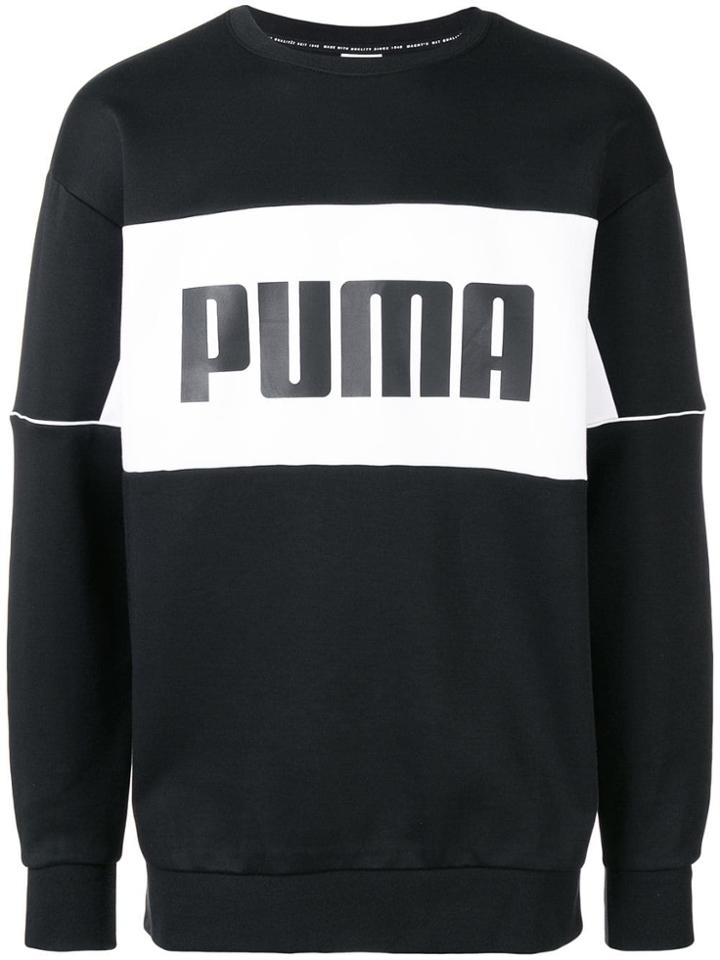 Puma Printed Sweatshirt - Black