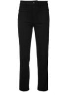Dorothee Schumacher Asymmetric Hem Denim Trousers - Black