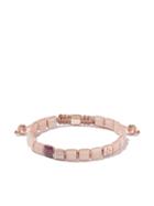 Shamballa Jewels 18kt Rose Gold, Diamomd, Ruby & Moonstone Lock