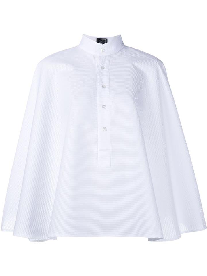 Osman Cotton Shirt With Cape Sleeves