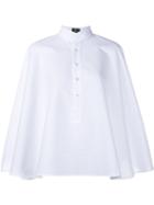 Osman Cotton Shirt With Cape Sleeves