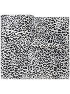 Amiri Leopard Print Scarf - White