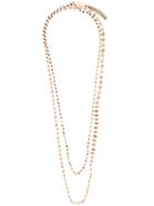 Rosantica Beaded Necklace, Women's, Pink/purple