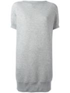 Sacai Sweater Dress, Women's, Size: 2, Grey, Cotton/polyamide