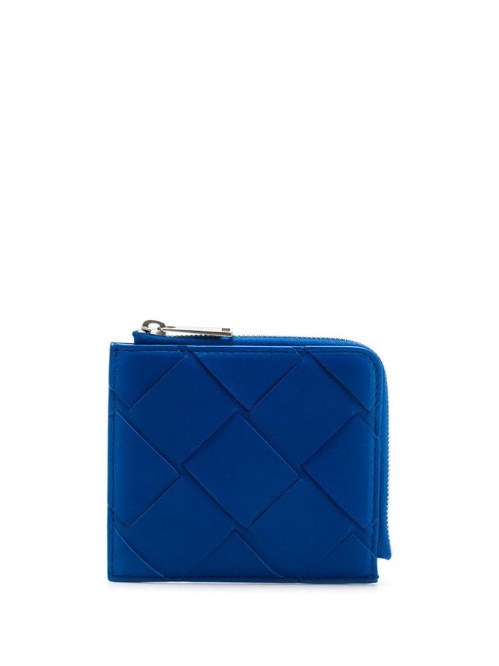 Bottega Veneta Zip-around Wallet - Blue