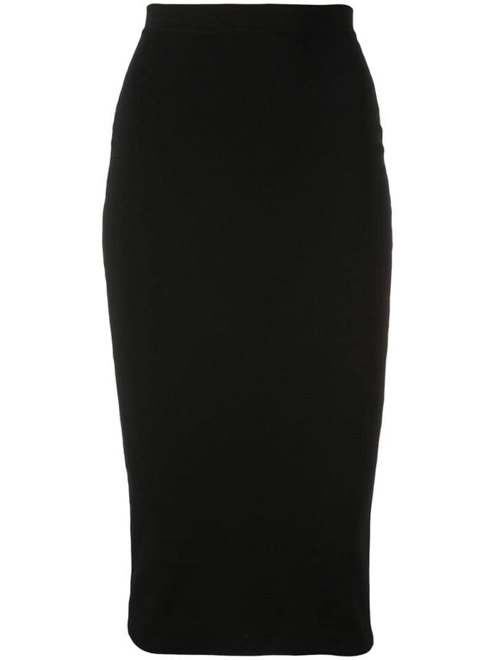Wardrobe. Nyc Knitted Pencil Skirt - Black