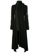 Sacai Off-centre Zip Dress - Black