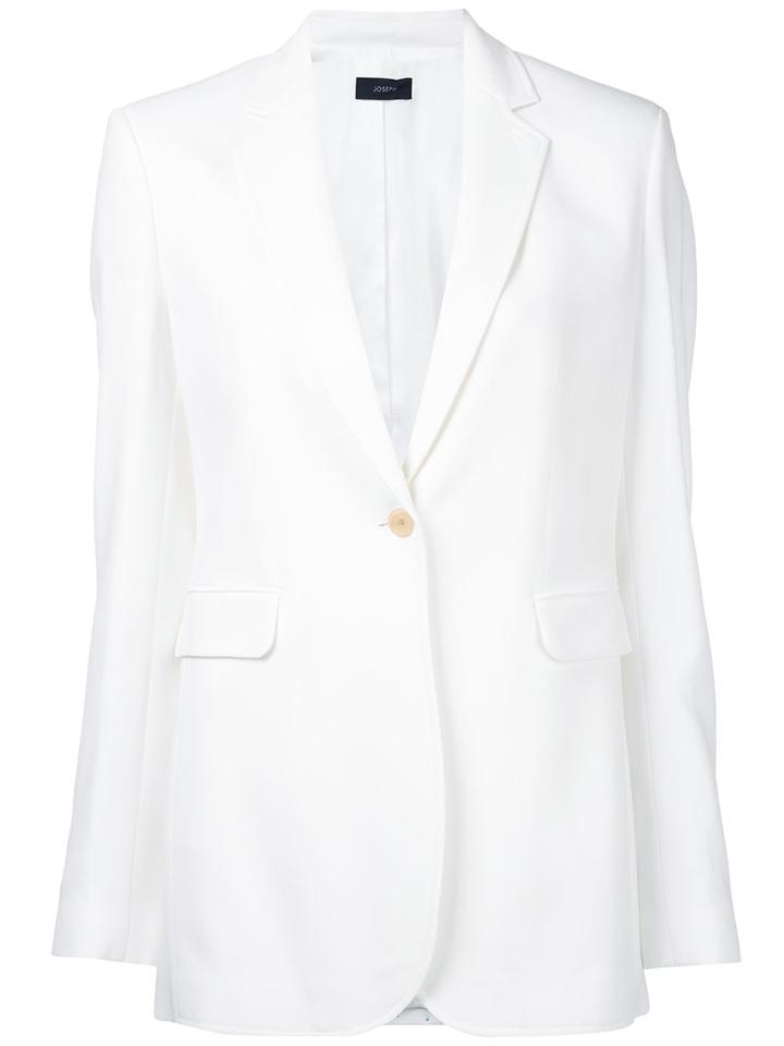Joseph - Classic Blazer - Women - Spandex/elastane/acetate/viscose - 40, White, Spandex/elastane/acetate/viscose
