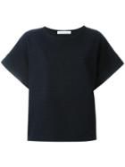 'winter' T-shirt, Women's, Black, Wool/alpaca, Société Anonyme