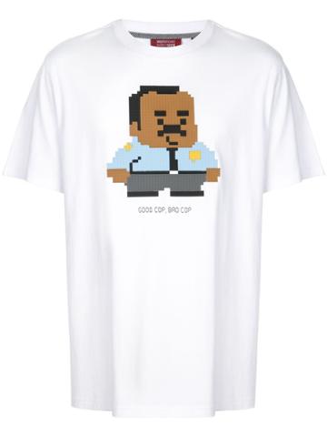 Mostly Heard Rarely Seen 8-bit Fight T-shirt - White