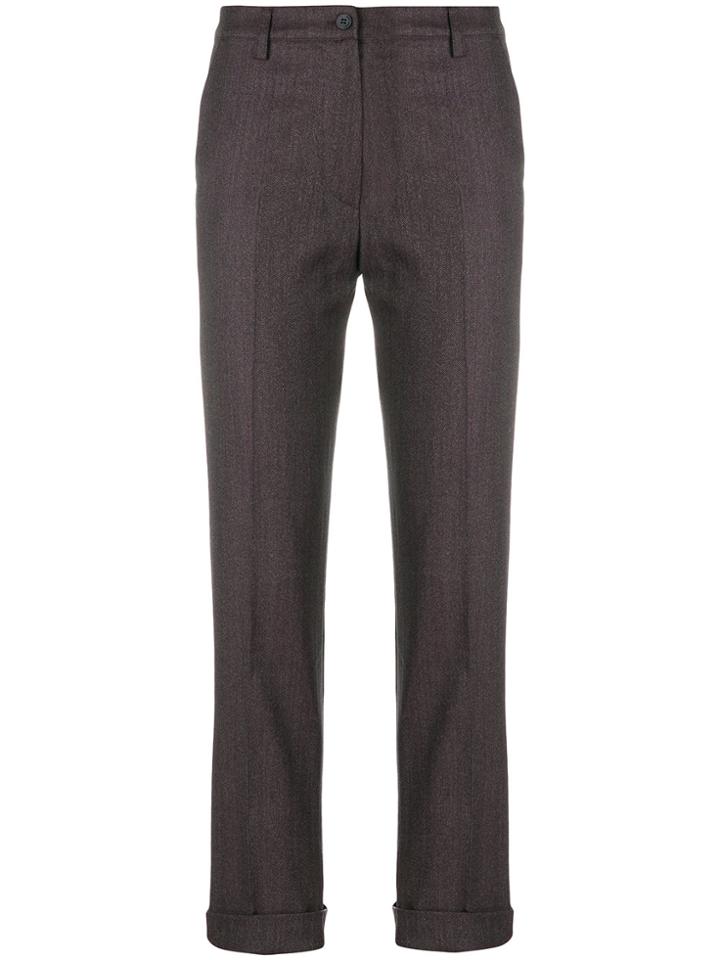 Gentry Portofino Cigarette Trousers - Red