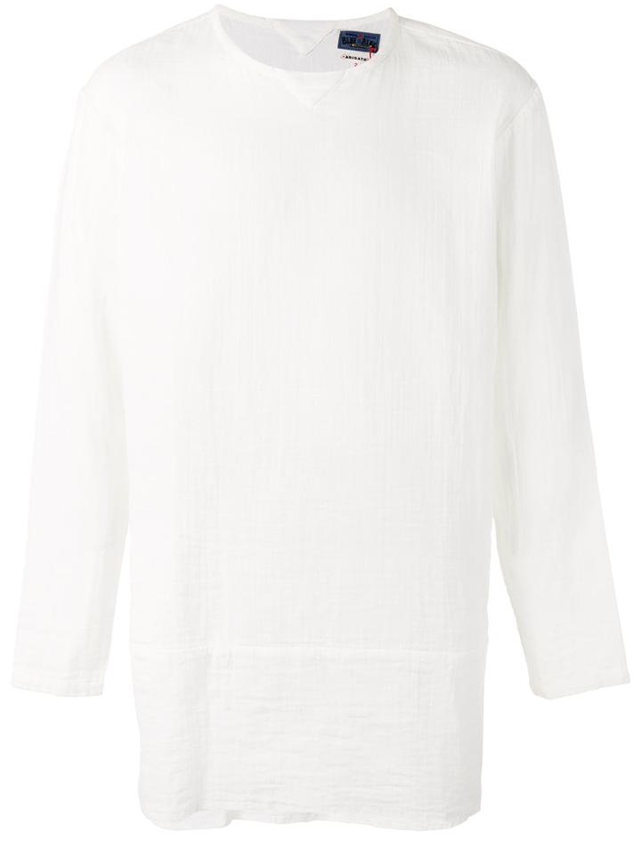 Blue Blue Japan - Loose-fit Top - Men - Cotton - S, White, Cotton