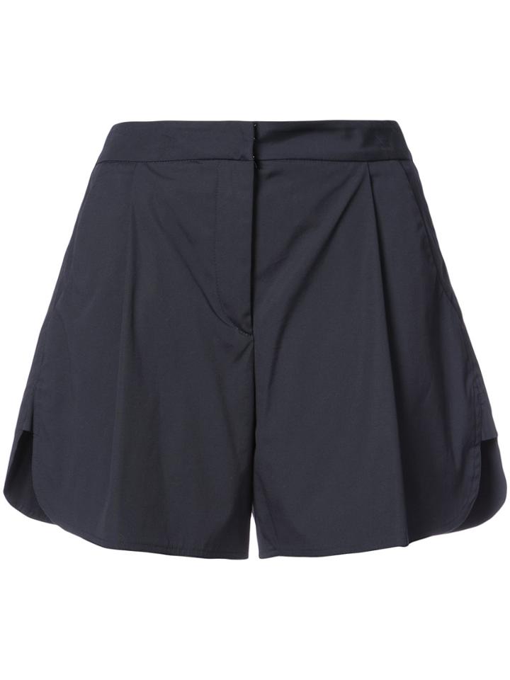 Oscar De La Renta Wide Leg Shorts - Blue