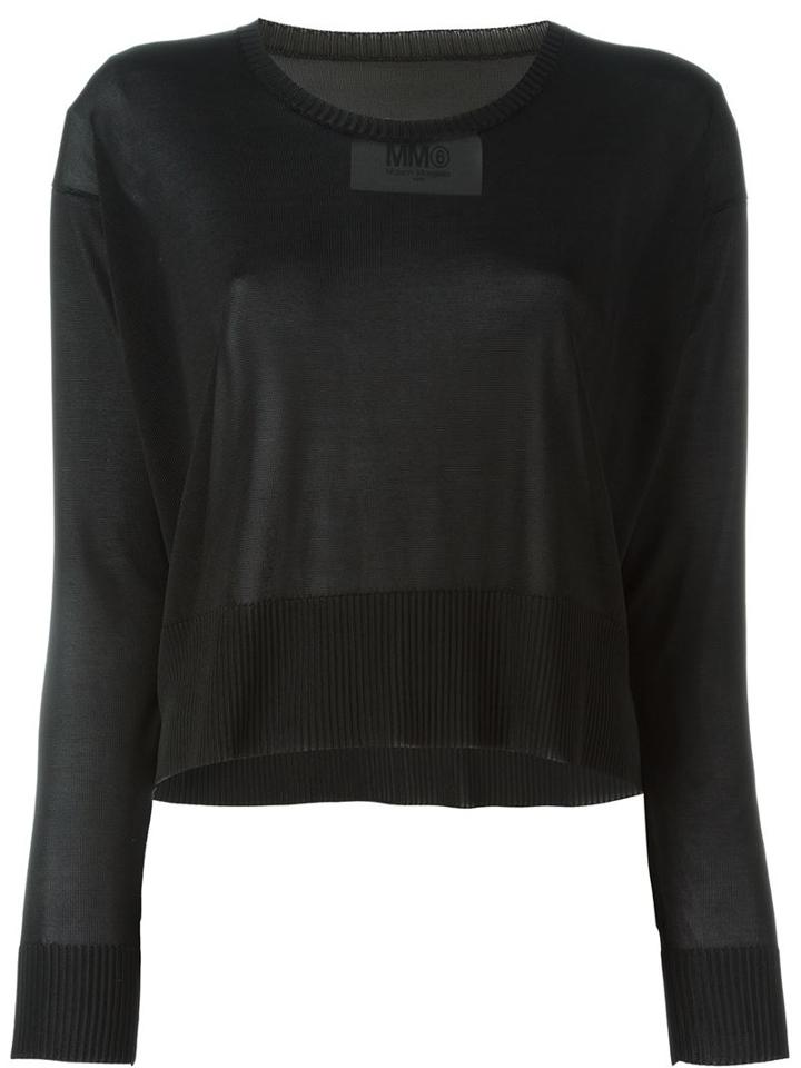 Mm6 Maison Margiela Round Neck Jumper