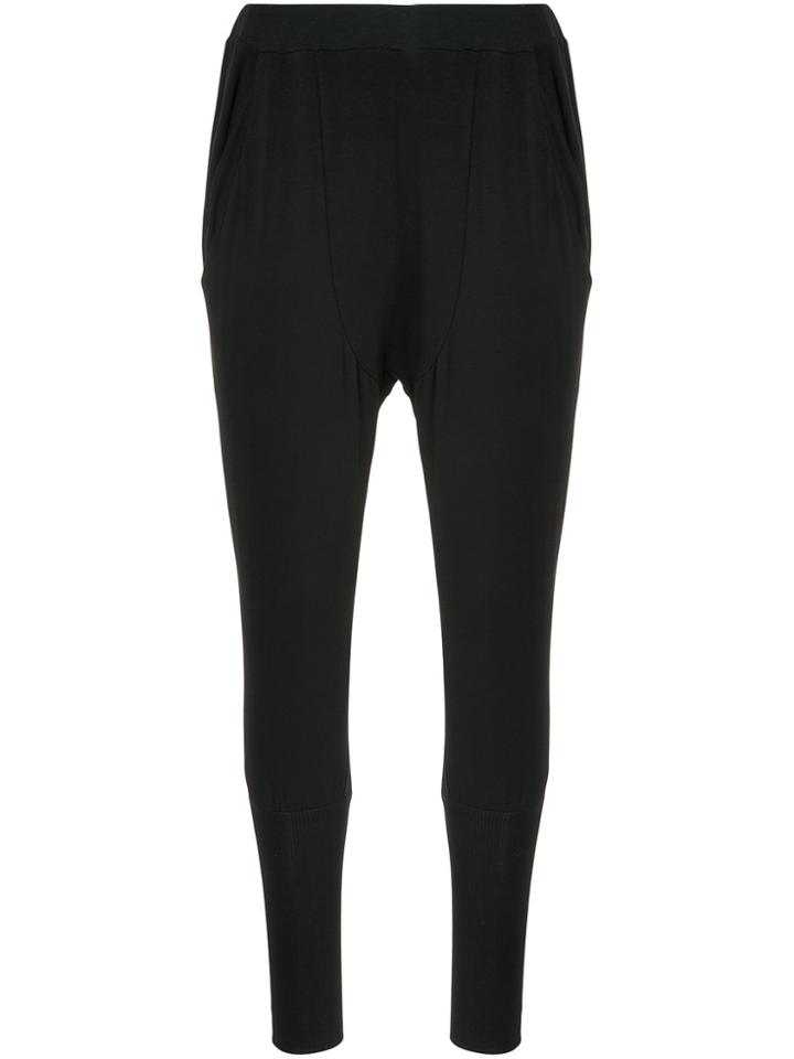Thomas Wylde Skinny Fit Tapered Trousers - Black