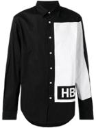 Hood By Air Contrast Long-sleeve Shirt - Black