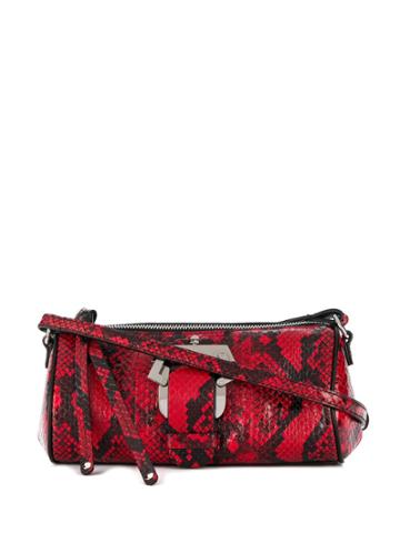 Paula Cademartori Barù Savage Snakeskin Crossbody Bag - Red
