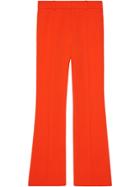 Gucci Viscose Bootcut Trousers - Yellow & Orange