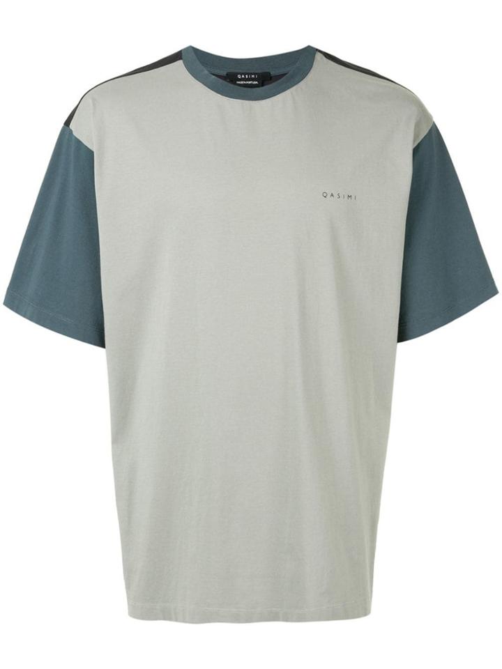 Qasimi Colour Block T-shirt - Green