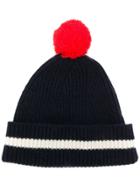 Chinti & Parker Pompom Beanie - Blue
