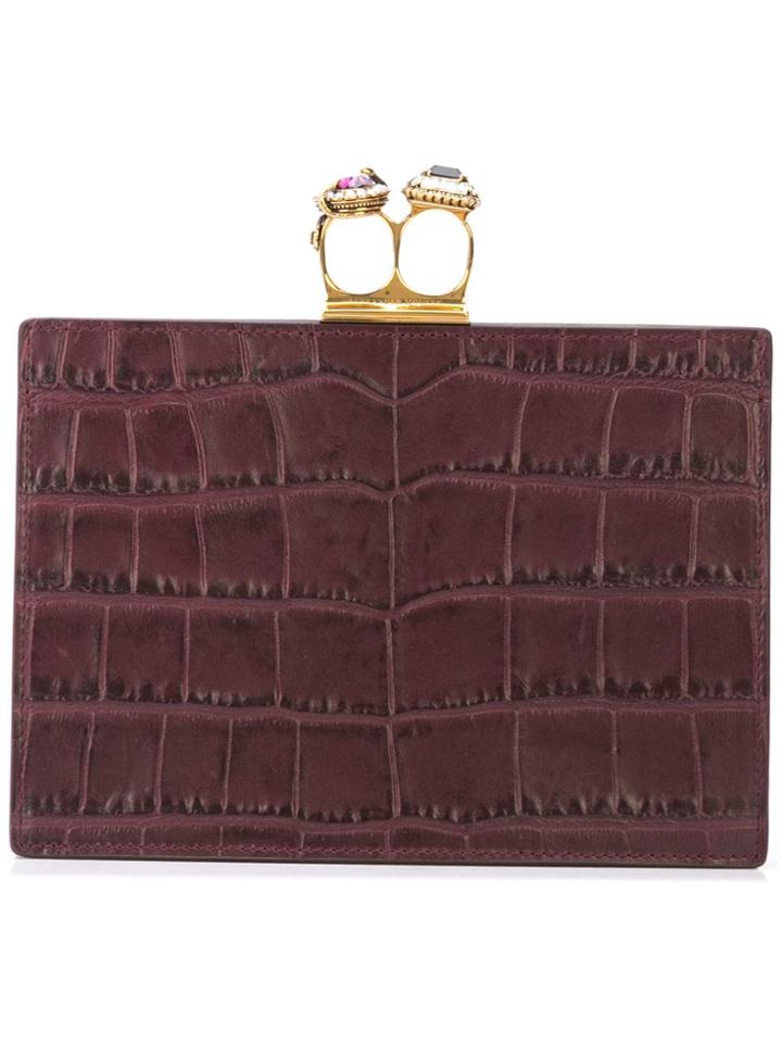 Alexander Mcqueen Alexander Mcqueen 530647dzt0t Dark Purple Furs &