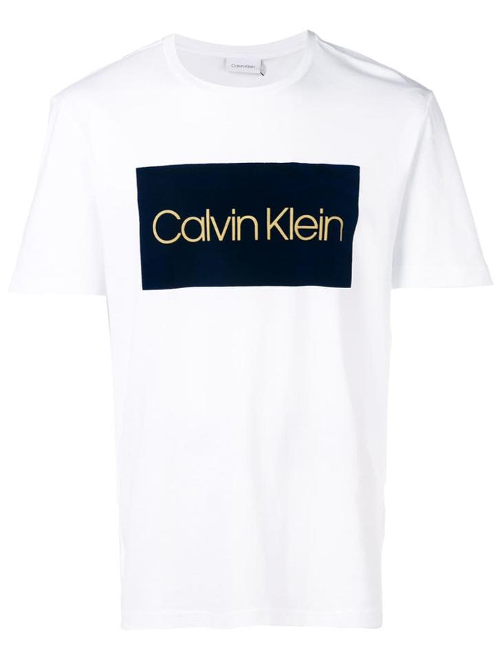 Calvin Klein Box Logo T-shirt - White
