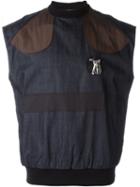 J.w. Anderson Patched Denim Tank Top